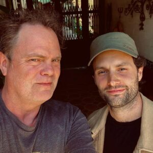 Penn Badgley Instagram - @rainnwilson interviewed me on @bahaiblog podcast (link in bio) about my journey towards the Bahá’í Faith and an exploration of its teachings. We open with a real banger about fame & anxiety, touch on race & social media, and manage to keep things constructive, I hope. If you’re listening and find anything about the Bahá’í writings interesting, or have any questions, please use Bahai.org as a resource. 
.
.
Two disclaimers: let me get ahead of you and acknowledge that 1) yes, I’m wearing a hat, and 2) beware that whenever I say “I’ll try not to be too tangential,” there is a massive tangent ahead.