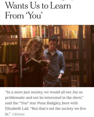 Penn Badgley Instagram - My convo w/ @nytimes writer Eleanor Stanford • We discuss twitter and wonder “Why Joe”. Why he mad tho 🤔 link in bio