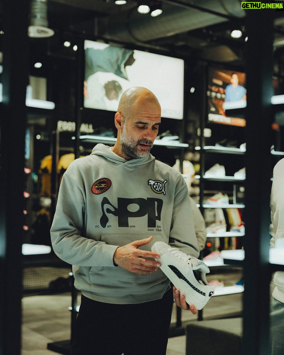 Pep Guardiola Instagram - Gran dia amb la família @puma a les seves oficines centrals a Alemanya