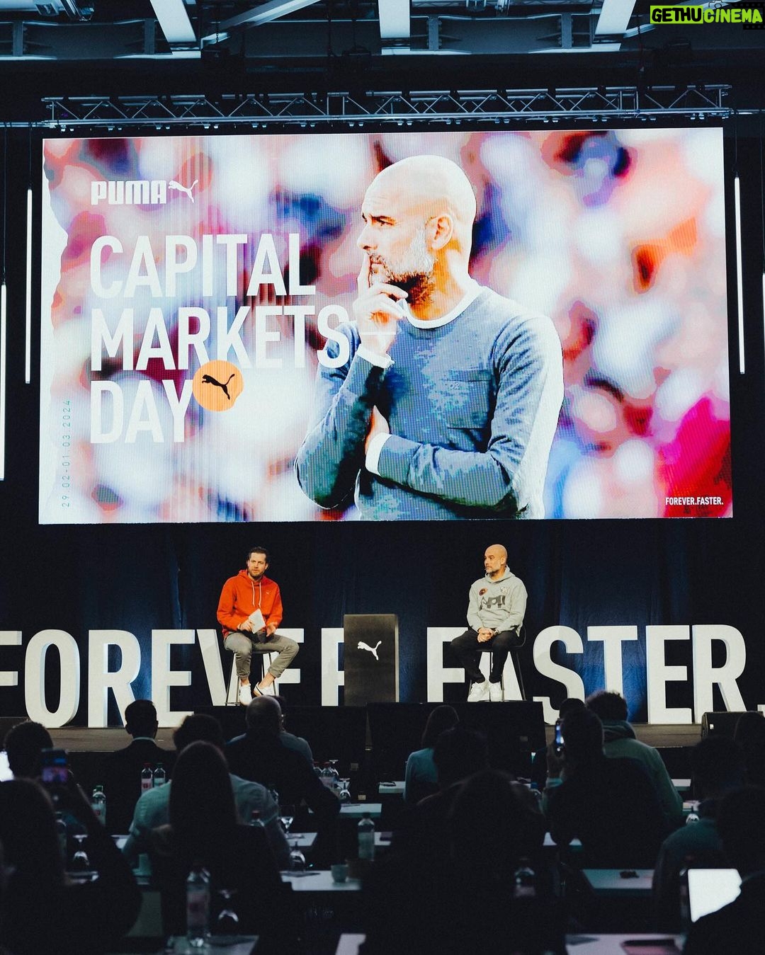 Pep Guardiola Instagram - Gran dia amb la família @puma a les seves oficines centrals a Alemanya