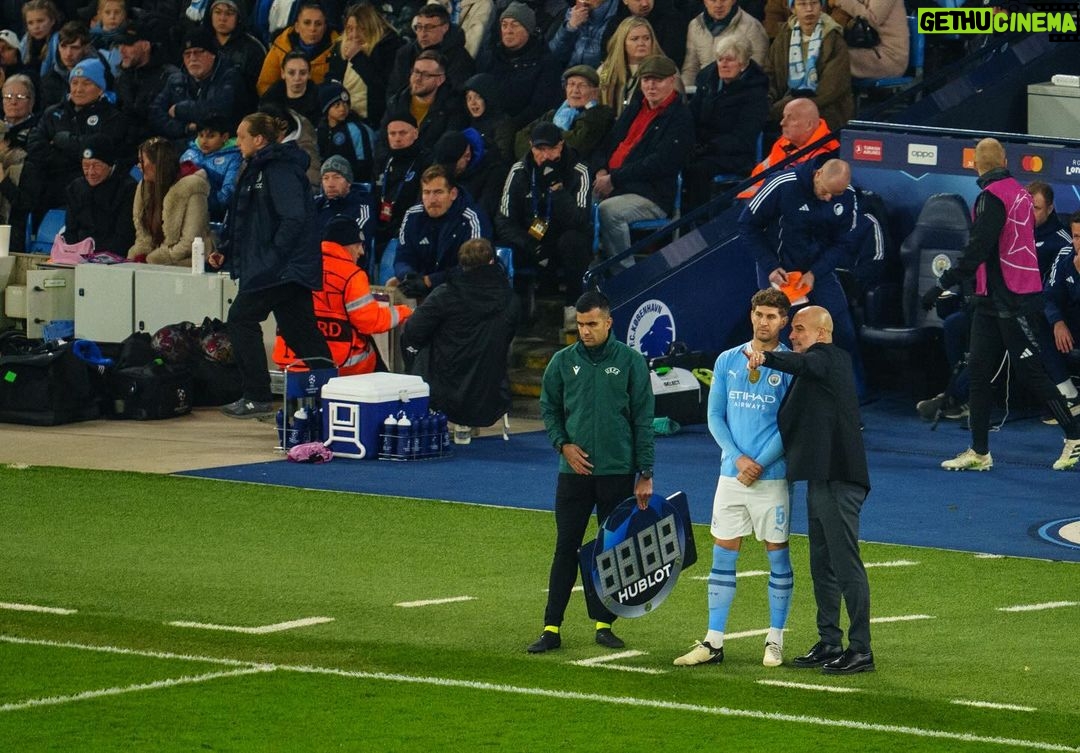 Pep Guardiola Instagram - #championsleague last 16 2nd leg @mancity 3-1 @fc_kobenhavn (6-2 on aggregate) #ucl #mancity