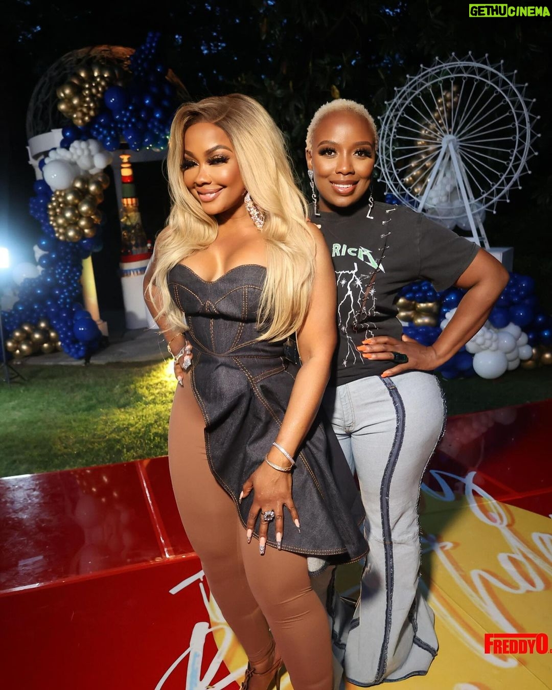 Phaedra Parks Instagram - Precious memories π Thank you @freddyophotos @teesandquotes @adrianeschwartz @toriwilliamsevents @dwighteubanks mr.thisisit @thisisitbbqandseafood & @congeslife for making my dreams a reality! I love yβall π