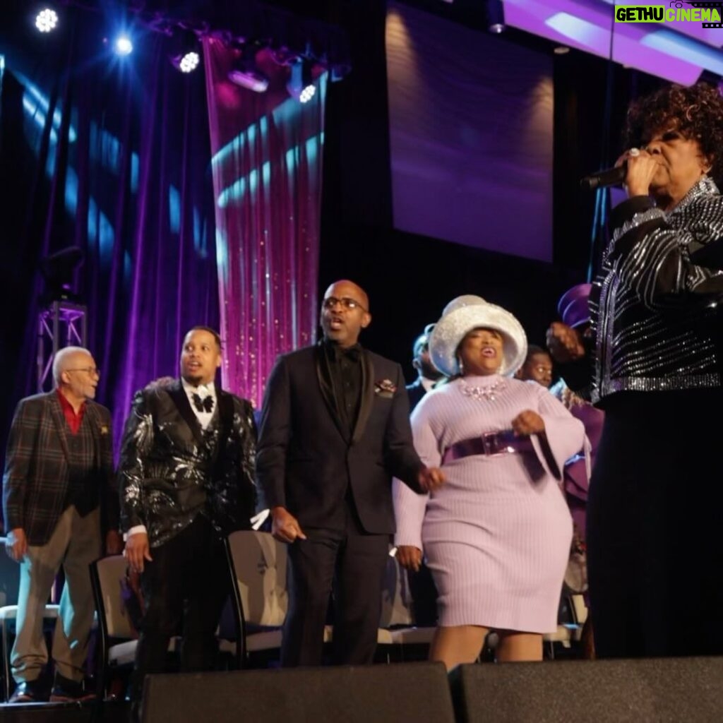 Phaedra Parks Instagram - #bestmoments of #2023! Everybody knows I’m a double #PK and to have #gospel #legend @pastorscaesar fix my good church hat was hands down #iconic! I was raised on her music. I know every song word for word-and at almost 90 she still shouts and glides smoother than a peacock! She is #life!!!! #FBH #COGIC #holdmymule #FirstLadyofGosel #Pastor #ShirleyCeasar 🙌🏾💃🏾 Thanks @larryreidlive & @freddyophotos @freddyopics for capturing this moment