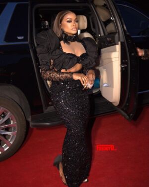 Phaedra Parks Instagram - A time was had! Happy Birthday @qcmceo_p & thanks for having me. 🥂

📸 @freddyopics 
Styled by @fiskanistyle 
MUA @makeupmadnessbycherry 
Hair @beetbydrek