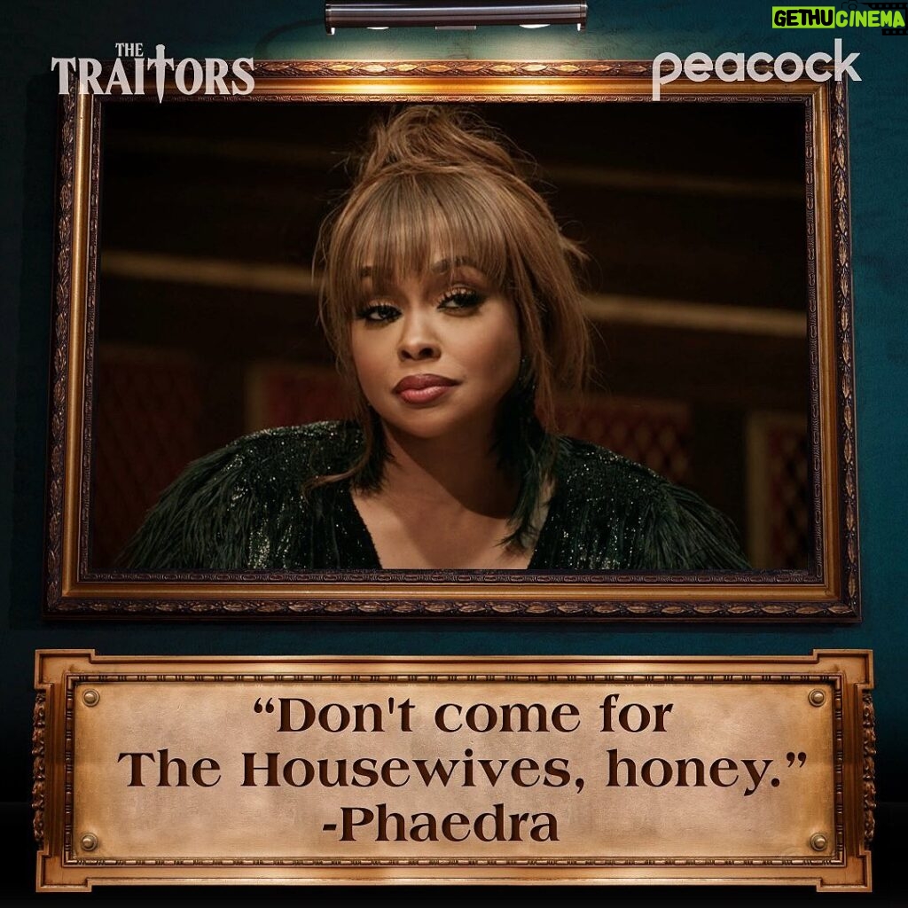 Phaedra Parks Instagram - See what all the talk is about!!!! Tune in tonight at 9pm EST for an all new episode of @thetraitorsus_ on @peacock #RHOA #RHOC #RHOM @tamrajudge @shereewhitfield @larsapippen #sisters #TheTraitors The Highlands, Scotland