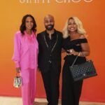 Phaedra Parks Instagram - The right shoe can make everything different. -Jimmy Choo but the right woman can make anything perfect! Kudos to #JimmyChoo #President Jaime Wynn @its_jme24 on a fabulous #grandopening! 🎉 #blackgirlmagic