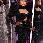Phaedra Parks Instagram - A time was had! Happy Birthday @qcmceo_p & thanks for having me. 🥂 📸 @freddyopics Styled by @fiskanistyle MUA @makeupmadnessbycherry Hair @beetbydrek Black Ball