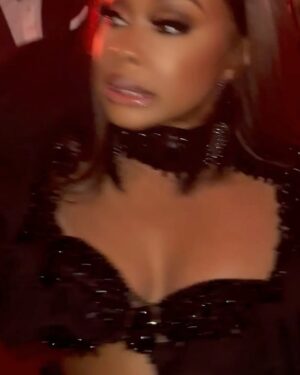 Phaedra Parks Instagram - A time was had! Happy Birthday @qcmceo_p & thanks for having me. 🥂

📸 @freddyopics 
Styled by @fiskanistyle 
MUA @makeupmadnessbycherry 
Hair @beetbydrek