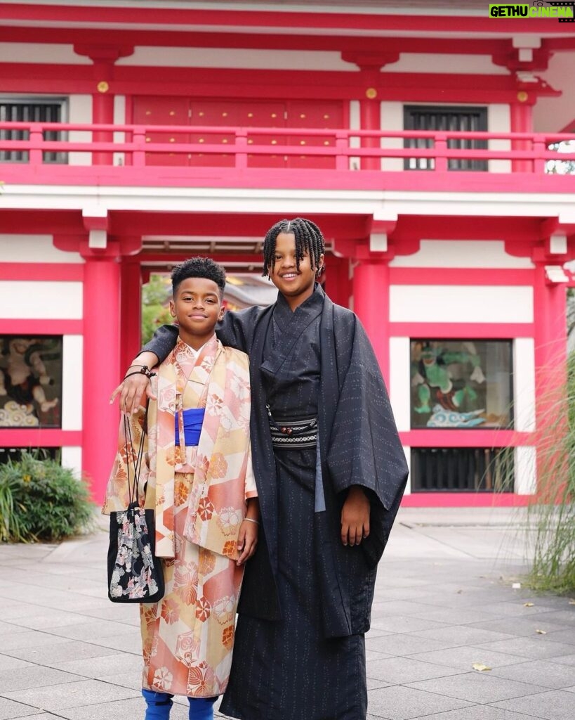 Phaedra Parks Instagram - I used to think being a kid on #Christmas was the best thing ever but it turns out having kids on Christmas is! #MerryChristmas #travelwithkids #Tokyo #boymom Tokyo,Japan