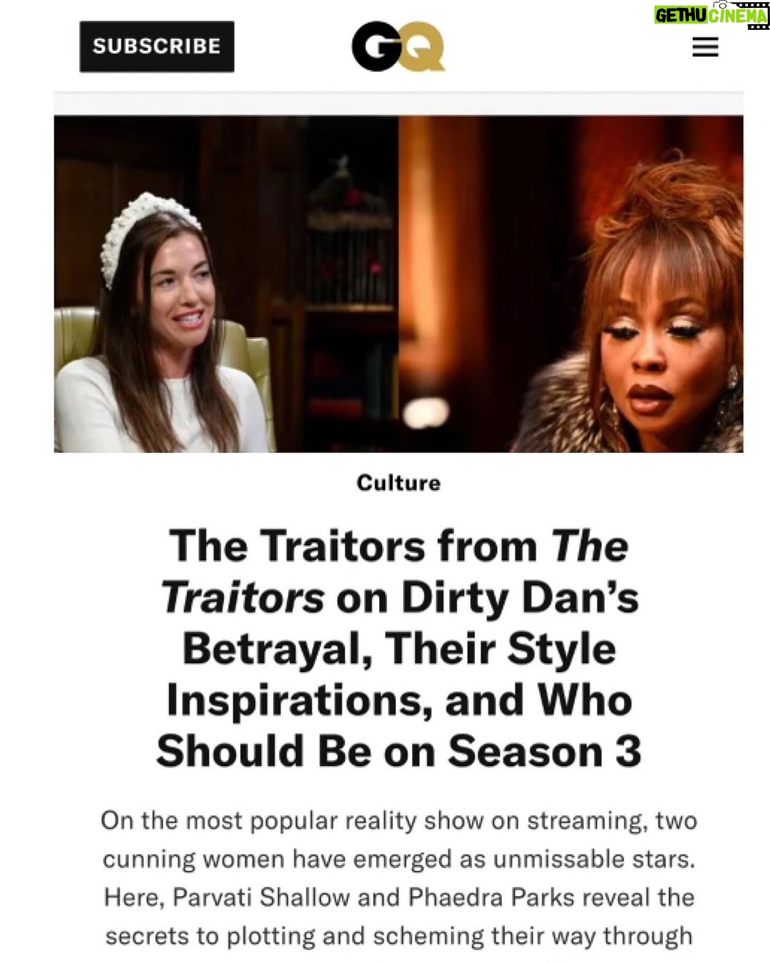 Phaedra Parks Instagram - Sheβs a breakout girl! ππ Thanks for all the tremendous support & my new #TraitorsUS @thetraitors.us family! THANK YOU @time @gq @blackenterprise @rollingstone @blackgirlsrock for all the amazing articles and mentions. Go check out the full articles! More to comeeee. ππ½ββοΈ: @tb_hairstylist @kendrasboutique π¨: @makeupbylatisha π₯: @fiskanistyle @theivyshowroom #grateful #booked & very #busy #highlyfavored New York, New York