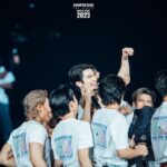 Phakphum Romsaithong Instagram - ,,, Kinnporsche The Series World Tour 2023 ,,, Day01 😊🤘🏻 Was Super Fun💚 IMPACT Arena, Muang Thong Thani