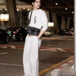 Phakphum Romsaithong Instagram - ,,, OTW To Paris, See You Very Soon😚 ,,, . . @Dior #Dior #DiorSS24 Dubai International Airport Departure - Gate A20
