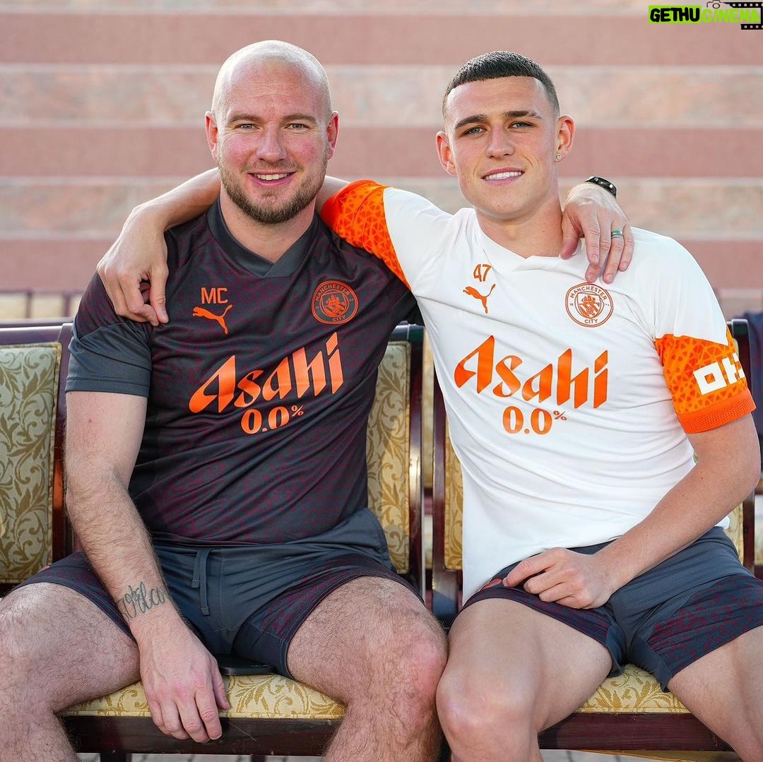 Phil Foden Instagram - Warm weather training 💪 Abu Dhabi 🇦🇪☀️ Abu Dhabi, United Arab Emirates