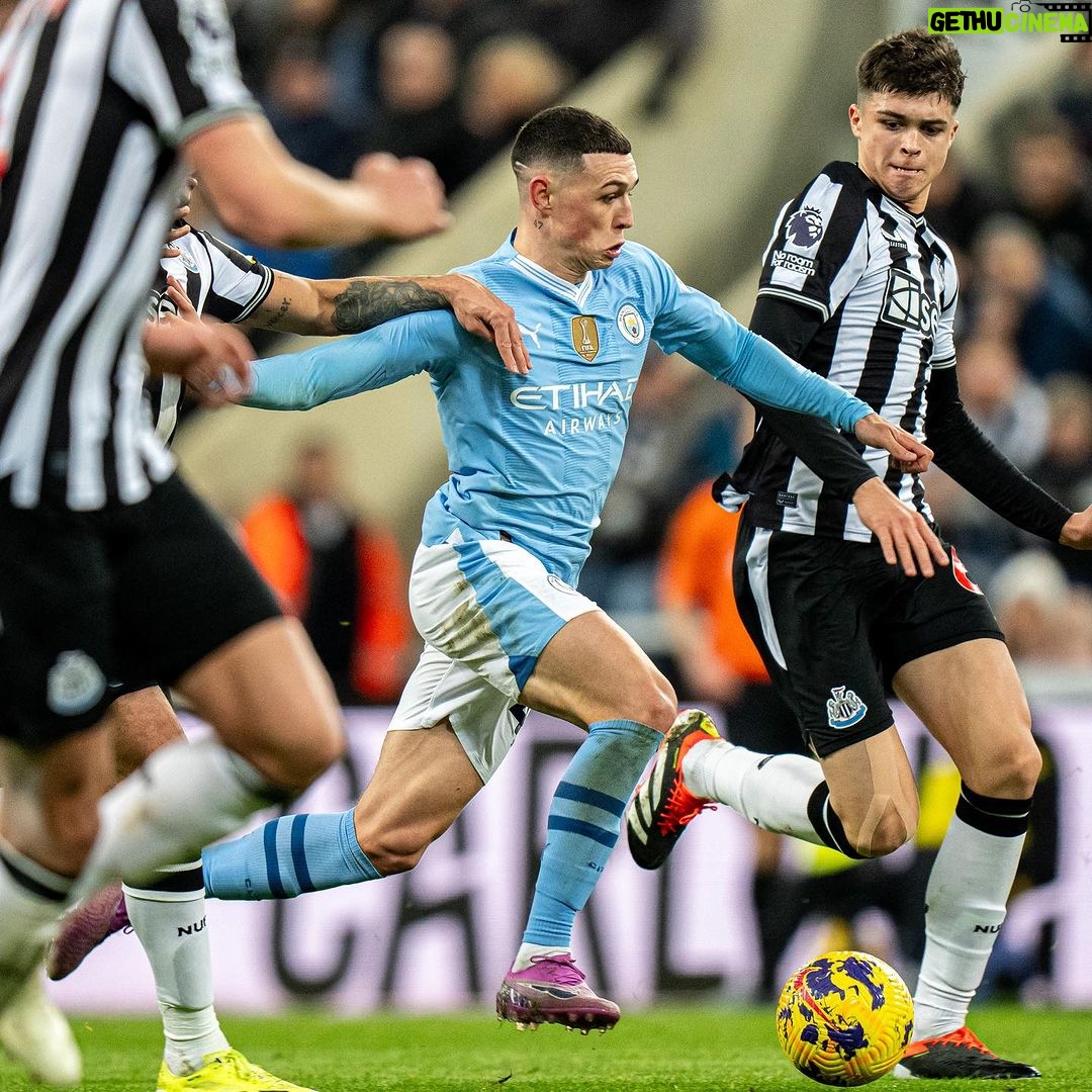Phil Foden Instagram - Great day out! Buzzin with the win 💪🏻 Nice to have you back @kevindebruyne 👑 St James' Park
