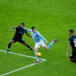 Phil Foden Instagram - Delighted with that one 🙌🏻 Two goals and into the next round 🙏🏻 Etihad Stadium