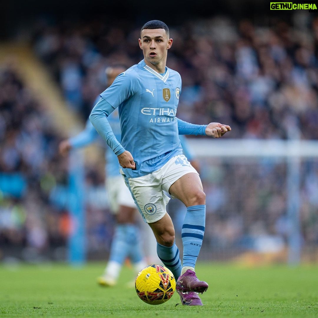 Phil Foden Instagram - Delighted with that one 🙌🏻 Two goals and into the next round 🙏🏻 Etihad Stadium
