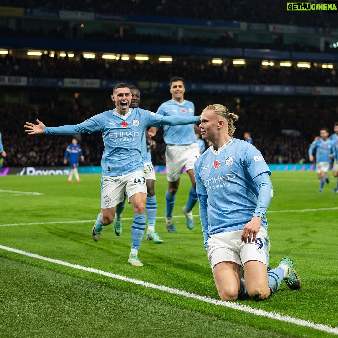 Phil Foden Instagram - Mad match that wasn’t it 😅 Disappointed not to get all 3 points but happy we go into the break top of the league 👌🏻 Away fans were mega again 👏🏻 Stamford Bridge