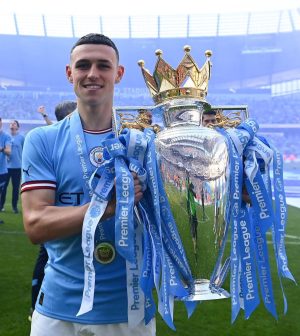 Phil Foden Instagram - What a day! 🩵🏆🖐🏻