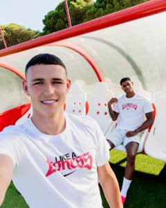 Phil Foden Instagram - Wishing the girls the best of luck this morning! 🦁 #LikeALioness @nikelondon @lionesses