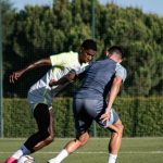 Phil Foden Instagram – Working hard ⚽️ @marcusrashford It’s all love until the season starts😎🤝