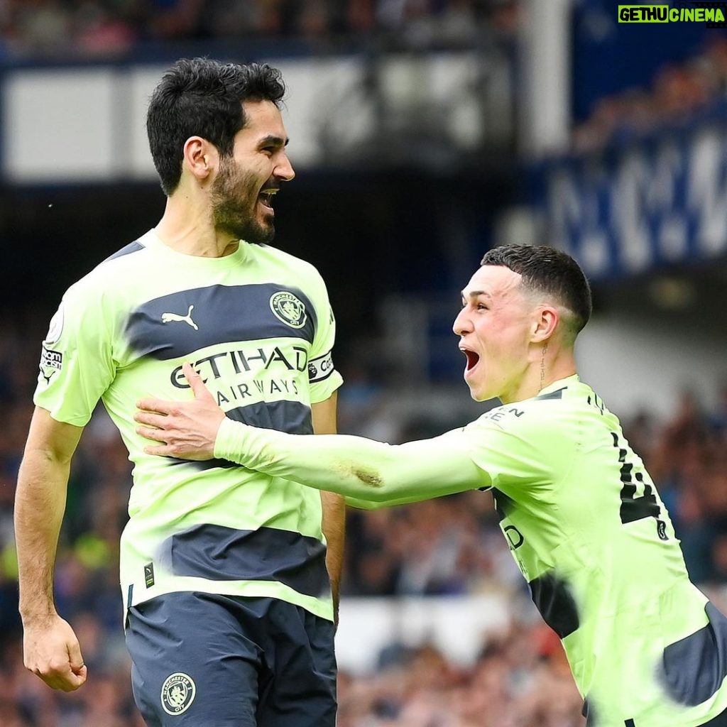 Phil Foden Instagram - We keep pushing 💪🏻 Goodison Park