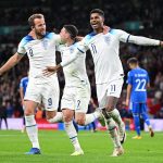 Phil Foden Instagram – Our #EURO2024 place secured 🔒 Proud of this team 🦁 Wembley Stadium