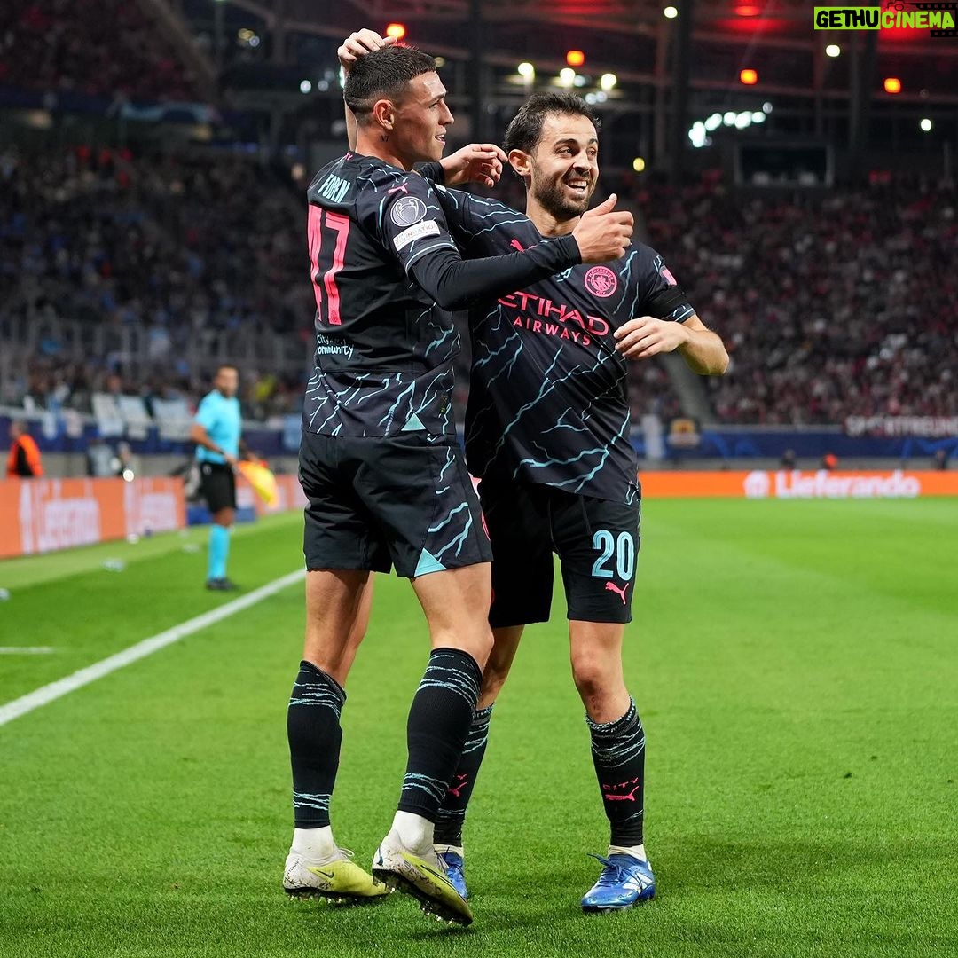 Phil Foden Instagram - Enjoyed that one! 😁 Leipzig, Germany