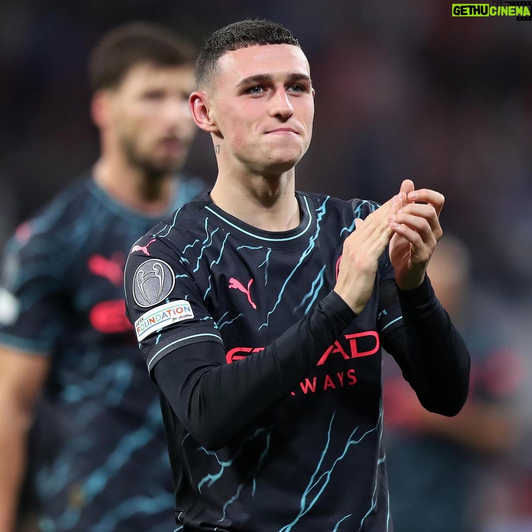 Phil Foden Instagram - Enjoyed that one! 😁 Leipzig, Germany