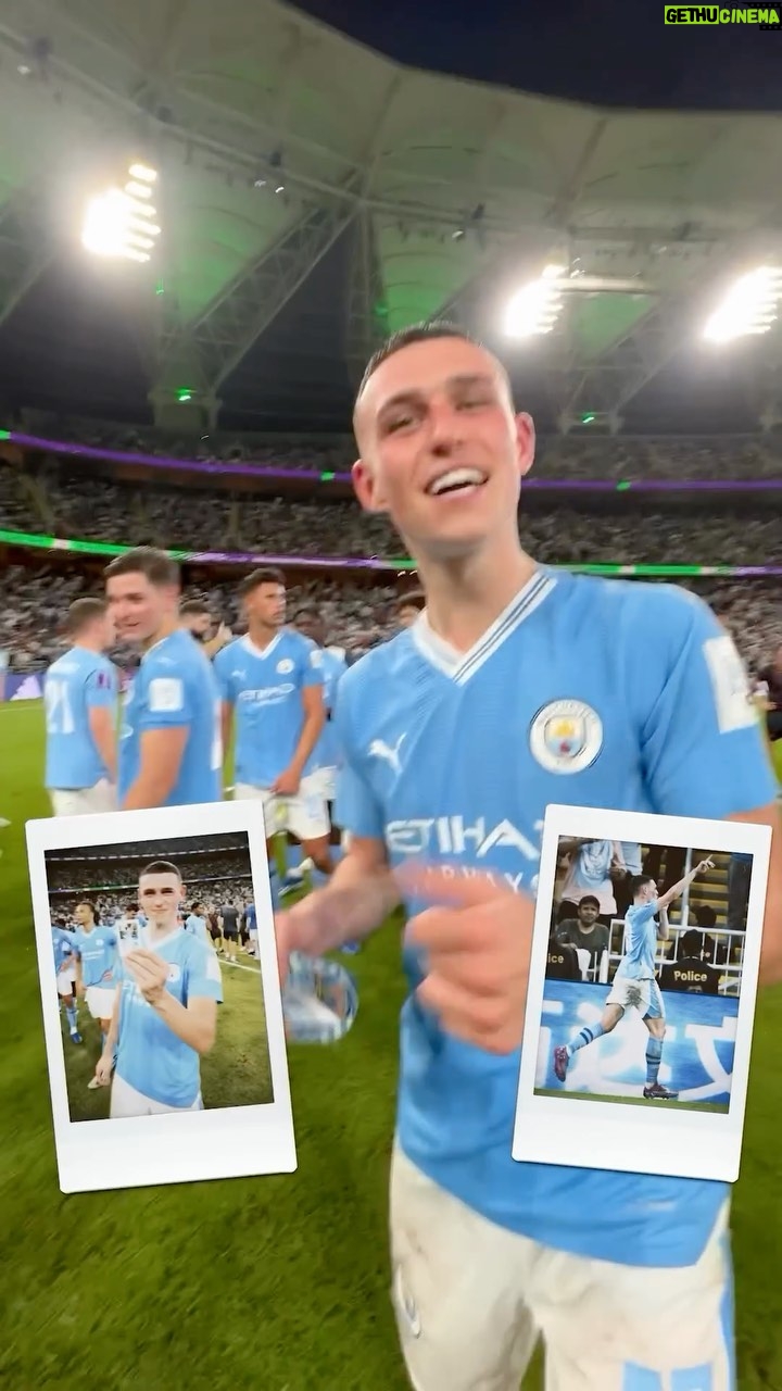 Phil Foden Instagram - A #ClubWC Final memento. 🎞️✨