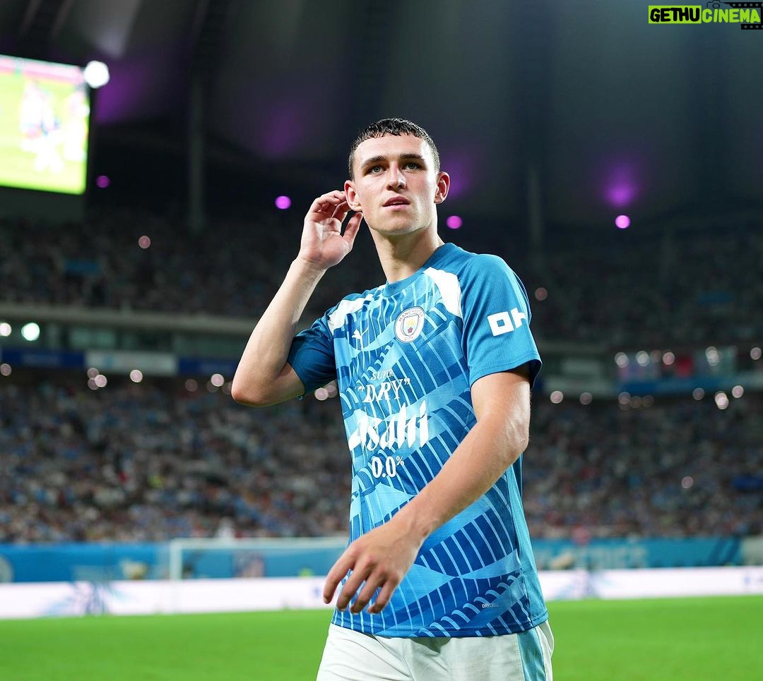 Phil Foden Instagram - Pre-season part 2: Seoul 🇰🇷 What a trip 🩵 Seoul, Korea