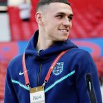 Phil Foden Instagram - Decent win to finish the season 💪🏻🏴󠁧󠁢󠁥󠁮󠁧󠁿 Congrats on your first hat-trick @bukayosaka87 and for your first @england goal @kalvinphillips 👏🏻👏🏻