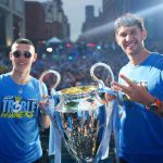 Phil Foden Instagram - About yesterday 🤩🩵 🏆🏆🏆 Manchester, United Kingdom