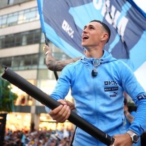 Phil Foden Instagram - About yesterday 🤩🩵 

🏆🏆🏆