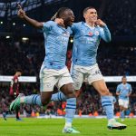 Phil Foden Instagram - My guy @jeremydoku 🔥 Some display at the Etihad 🎆 Etihad Stadium