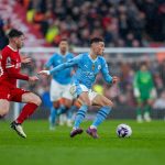 Phil Foden Instagram - A tough battle today 💪🏻 We’ll take the point and move onto the next one 👊🏻 Anfield