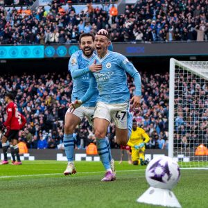 Phil Foden Instagram - Derby day delight! 👊🏻🔵