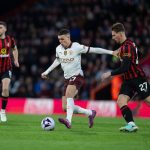 Phil Foden Instagram - Three points on the road 💪🏻 Getting a goal was the cherry on top 👌🏻 Vitality Stadium