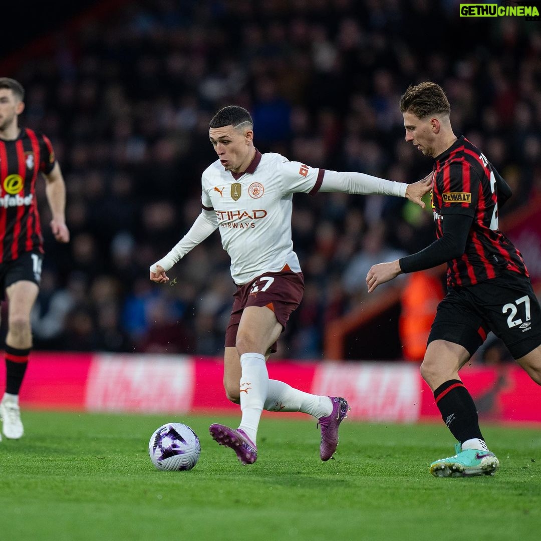 Phil Foden Instagram - Three points on the road 💪🏻 Getting a goal was the cherry on top 👌🏻 Vitality Stadium