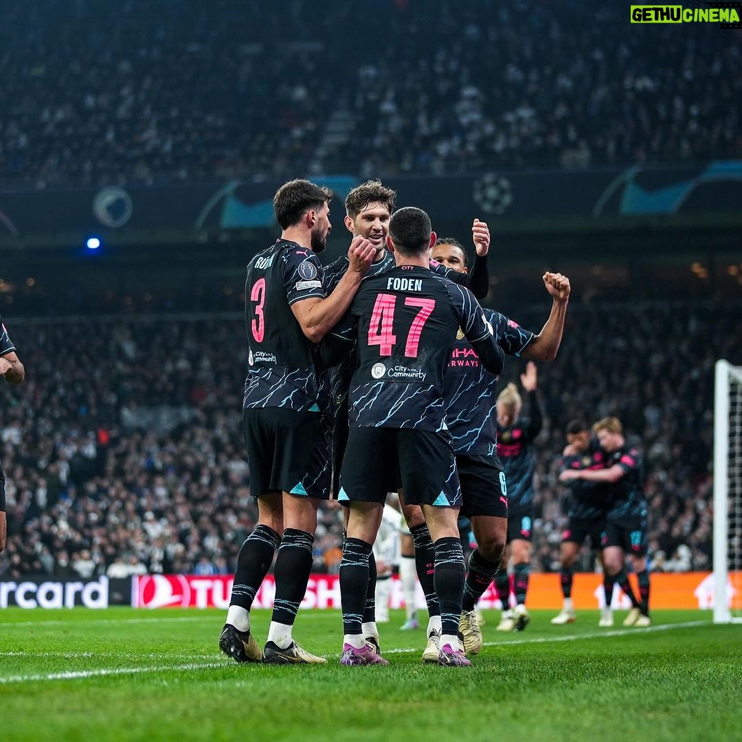 Phil Foden Instagram - Love a Champions League night 👊🏻 Shoutout to the travelling fans too 👏🏻🩵 Parken - København