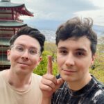 Phil Lester Instagram – Your dads had a dank holiday in Japan thanks 

please pretend there is an amazing view of mt Fuji behind that cloud🗻