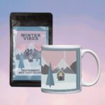 Phil Lester Instagram - My ❄️winter collection❄️ is here! Give yourself some care this December with a winter glow candle in collaboration with @ohroslondon, gingerbread fizzy bath dust, peppermint hot choc (+ mug) and a jigsaw puzzle with beautiful art by @deathandmilk_! out now on the new snowy combined Dan and Phil shops: danandphilshop.com us.danandphilshop.com Order anything from my winter collection before December 10th to be entered into a raffle to win a festive video shoutout from me! Winners will be contacted by email before December 15th ✨