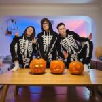 Phil Lester Instagram - skelly squad 💀🎃