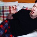Phil Lester Instagram - #Ad Watch the final trailer for #DoctorSleepMovie and see it in theaters October 31st! Doctor Sleep is the continuation to 'The Shining' and my latest video was inspired by the film as I attempt to survive the night in a haunted hotel 👻