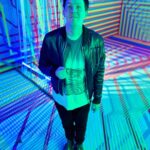 Phil Lester Instagram - went to a future themed exhibit and brought along my awkward hand 180 the Strand