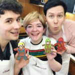 Phil Lester Instagram – We actually learned how to “decorate” cakes today thanks to @grace.the.gargling.ghost & @makeawishuk now hopefully this Easter baking will be less of a disaster! 😬🍰 Konditor & Cook Cake School