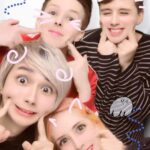 Phil Lester Instagram - More terrifying purikura with @mimeiland @duncanthegreat @danielhowell 🇯🇵✨📸 Akihabara Tokyo Japan