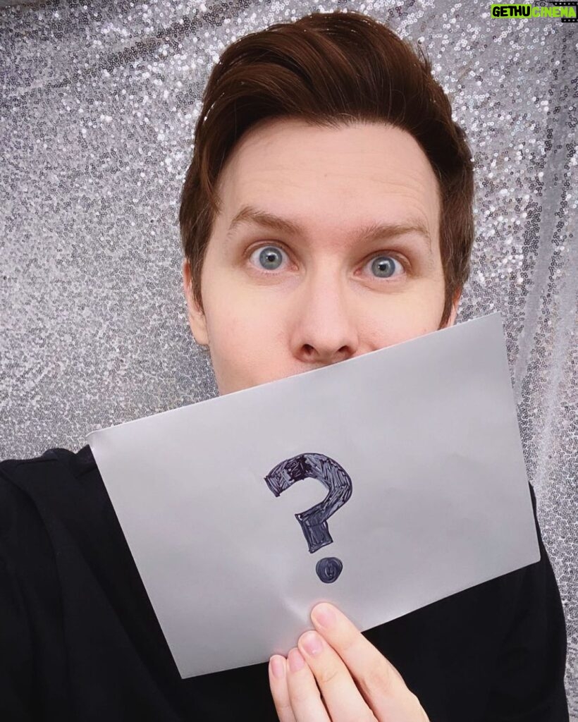 Phil Lester Instagram - I lived my dream of being a quizmaster and destroyed the apartment with a confetti cannon for @youtube’s stream #withme and we raised a load of money for NHS! ..Now to spend two hours sweeping If you missed it you can play it over on the YouTube Originals channel (I’m 28 mins in)❓✨