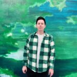 Phil Lester Instagram - looking like a gay lumberjack as i went to see some art in a park Frieze Regents Park