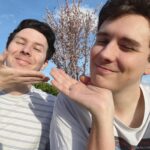 Phil Lester Instagram - 🌸 We planted a cherry blossom in the garden last year and it’s just bloomed!! 🌸 hanami picnic time