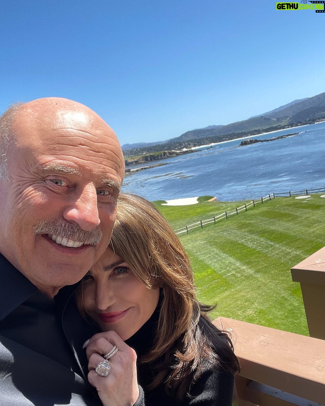 Phil McGraw Instagram - We're on taping hiatus right now, so Robin had the idea to start a page posting all of our updates! Follow @phillipandrobinonhiatus for some great photos from our break! We'll be back for Season 21 before you know it! Monterey, California
